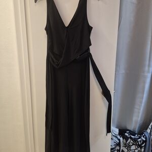 Chic Black Backless Dress